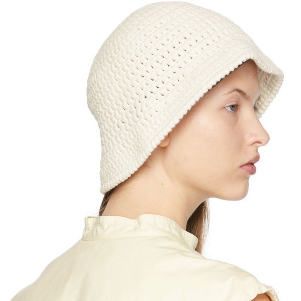 LOW CLASSIC White Hand Bucket Hat - Picture 3 of 8